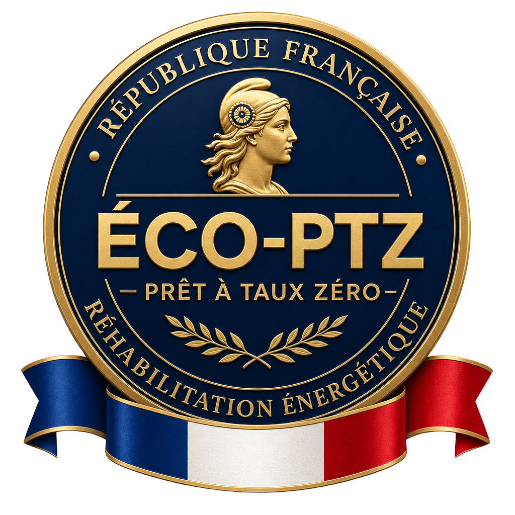 Macaron officiel Éco-PTZ — République Française